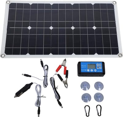 Zonnepaneel Kit - Zonnelader - Off Grid Energie - Waterdichte Controller - 100W 20A