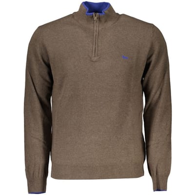 Halve Rits Gebreide Trui Casual Stijl