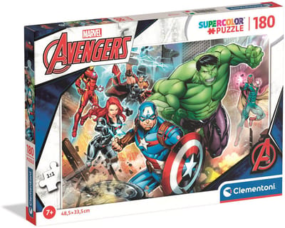Clementoni - Puzzel - 180 Stukjes - Avengers - Puzzel Voor Kinderen - Vanaf 7 Jaar