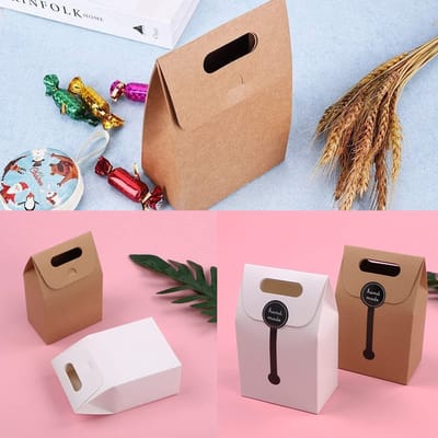 Dailygoods- Geschenkzakken 20 Stuks - Kraftpapier - Papieren Zakjes - Cadeauzakjes - Bruiloft/Feest - Milieuvriendelijk - 10 cm Grootte