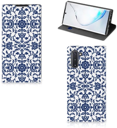 Samsung Galaxy Note 10 Smart Cover Flower Blue