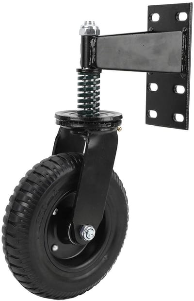 Dailygoods- Zwenkwiel 8 Inch - Zwenkwiel met Rem - Zwenkwiel voor Poorten - Zwenkwiel 600 Lbs - Zwenkwiel 360° Draaibaar - Schokbestendig Ontwerp - Poortwiel