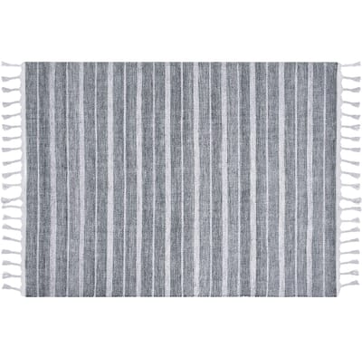 BADEMLI - Vloerkleed - Lichtgrijs - 160 x 230 cm - Synthetisch