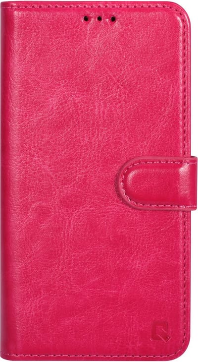 Multimedia & Accessoires PU Lederen Premium Protective Book Case Hoesje geschikt voor Apple iPhone 15 Pro Max – Roze - Portemonnee – Met Stand – Kaarthouder – Pasjes Houder – 3 Pasjes - Magneet Sluiting – Bookcase