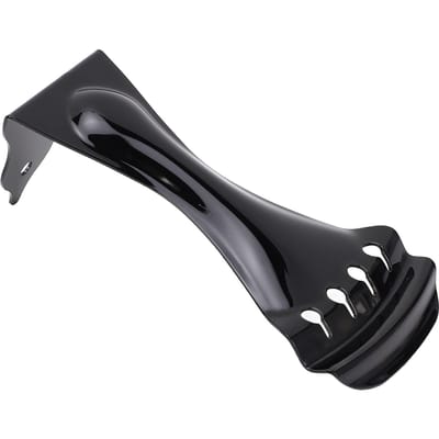 Cordier plié pour guitare Alliage Professionnel Cordier de guitare résonateur 4 cordes Remplacement Noir