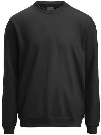 Jobman 5120 Roundneck Sweatshirt 65512010 - Zwart - S