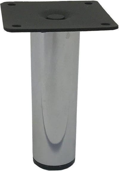 FLE - Stalen meubelpoot chroom rond ø 3 cm en hoogte 10 cm