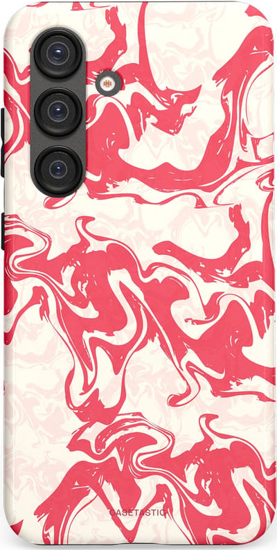 Casetastic Hoesje Geschikt voor Samsung S25 - Stijlvolle Beschermende Duo-layer Case - Marshmellow Explosie