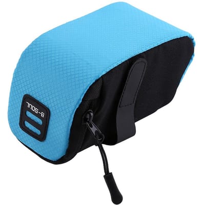 MTB Racefiets Zadeltas Achter Onder Zadel Opbergtas Fietsaccessoires Tas(blauw) blue