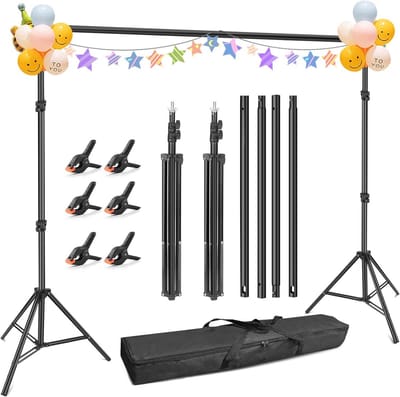 Verstelbare Foto Achtergrondstandaard 3x2 m voor Fotoshoots