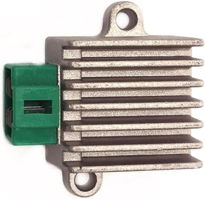 Motor Gelijkrichter - Spanningsregelaar - Motor Accu - Betere Warmteafvoer - 12V - Zwart