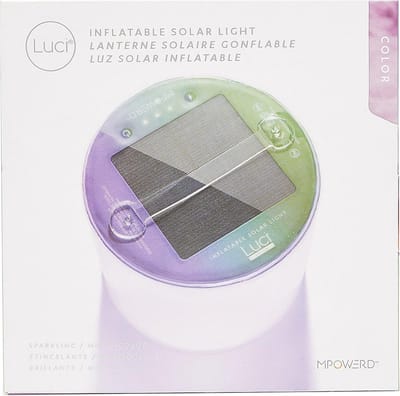 Opblaasbaar Zonne-Energie LED Licht met Kleurwissel voor Buiten en Camping