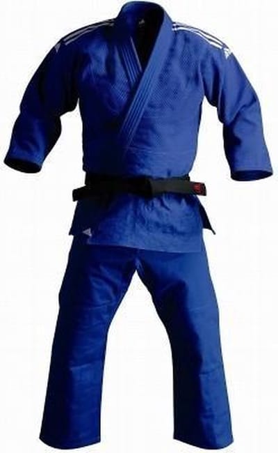 Judopak Adidas voor tieners en recreanten | J500 | Blauw (Maat: 200)