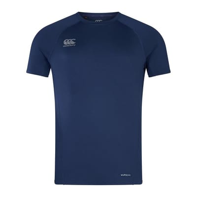 Canterbury Heren Klein Logo Lichtgewicht T-Shirt (Marineblauw)