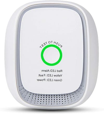 Gasmelder - Slimme Sensor - Huis Beveiligen - App Meldingen - 79x68x31mm - Wit