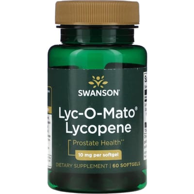 Swanson, Lyc-O-Mato Lycopeen, 10 mg, 60 zachte capsules