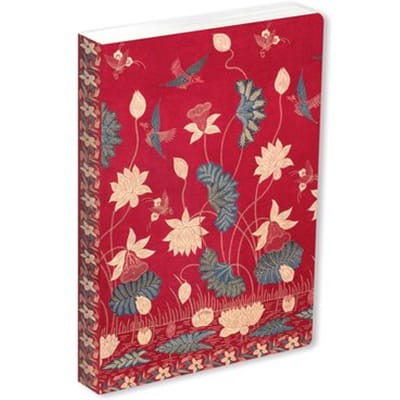 Journal Sarong Buketan With Lotuses, Lined Paperback - Jrnl