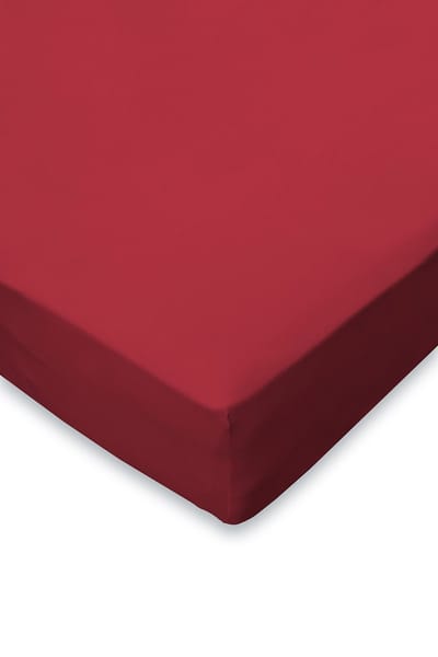 Eleganzzz Hoeslaken Jersey Stretch 35cm Hoekhoogte - Rood - Hoeslaken 90x210/220cm - 100x200cm - Eenpersoons - 100% Katoen - Hoeslakens