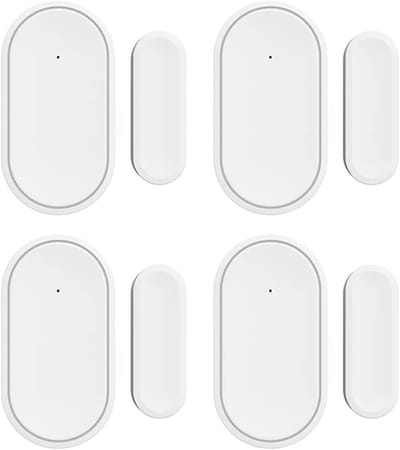 Draadloze Deuralarm - Mini Sensor - Huis Beveiligen - App Meldingen - 5 Stuks - Wit