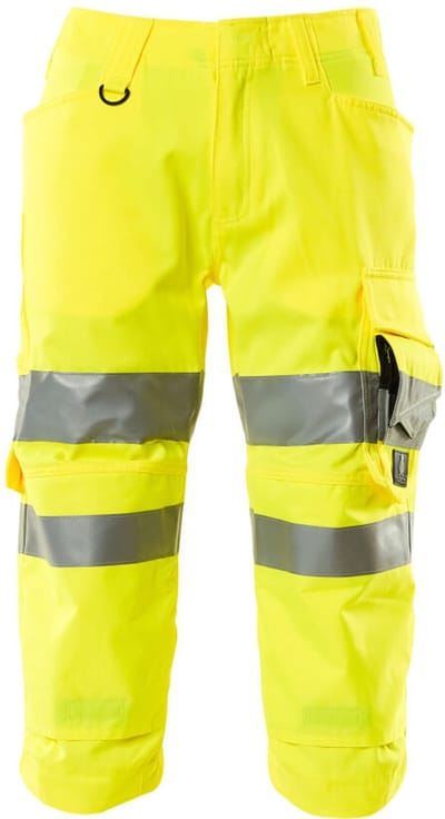 Mascot Safe Supreme Driekwart broek met kniezakken 17549-860 - Hi-Vis geel - C44