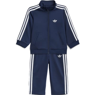 Adidas Firebird Trainingspakken Baby - Blauw - Maat 93 - 98 CM - Poly Mesh