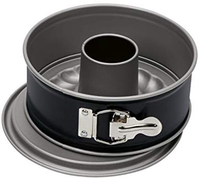 Mini bakvorm 20 cm rond voor taarten en gebak - springvorm met 2 bodems en antiaanbaklaag