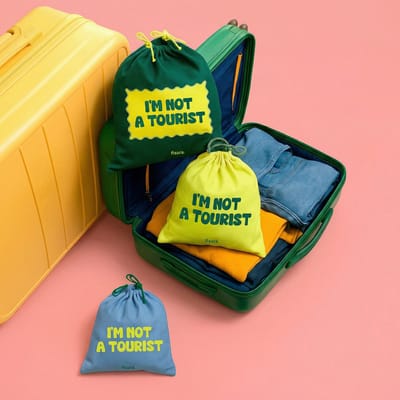 Fisura Waszakken I'm not a tourist (set van 3)