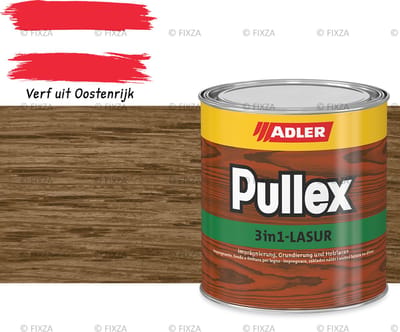 ADLER Pullex 3in1-Lazuur Lombardei, bruine beits 0,75 liter