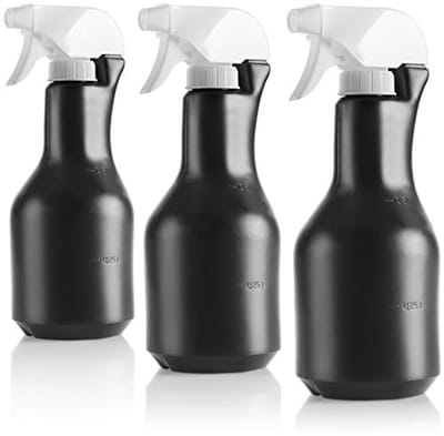 Set van 3 verstelbare plantensproeiers - 500 ml antraciet - voor bewatering en reiniging