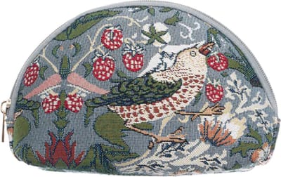 Make-up tas - Strawberry Thief Grey - Grijs - William Morris