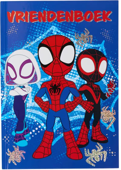 Marvel Spidey Vriendenboekje - Invulboek voor 30 Kinderen - 60 Pagina's - Spidey Vriendenboekje Hardcover – Invulboek voor Vriendjes en Vriendinnetjes – Herinneringsboek met Spidey – School & Cadeau voor Kinderen