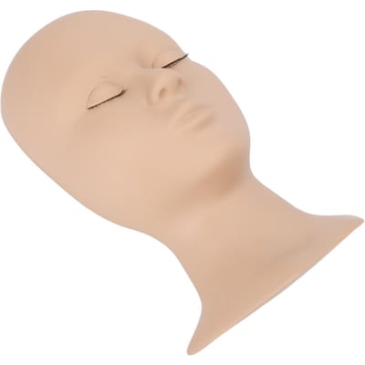 Wimper Mannequin Hoofd Vervangbare Ogen Wimperextensions Make-up Massage Acupunctuur Siliconen
