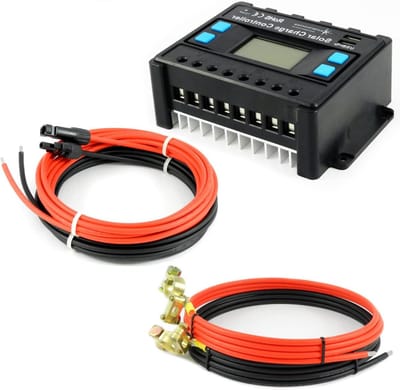 Zonne Energie Set - Laadregelaar Kit - Zelfstandig Stroom Systeem - LCD Display - 20A - null