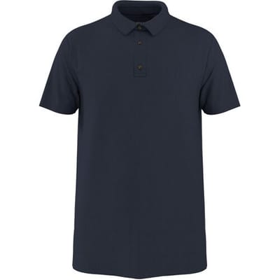 esmara Men Heren polo met linnen (Marineblauw, S)