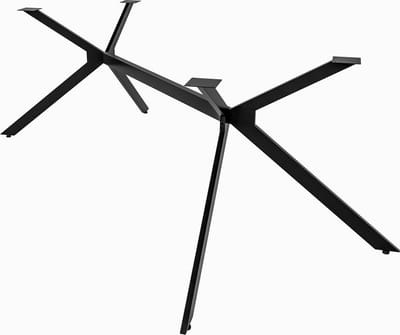 CLP Cascada Tafelpoten - Tafelframe - Tafelonderstel - Met poedercoating - Zwart - zwart