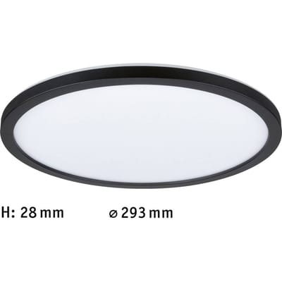 LED-paneel Atria Shine Backlight rond 293 mm 16W 1600lm 3000K Zwart