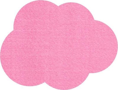 Wolk vilt onderzetters - Roze - 6 stuks - 10,5 x 8 cm - Tafeldecoratie - Glas onderzetter - Cadeau - Woondecoratie - Tafelbescherming - Onderzetters voor glazen - Keukenbenodigdheden - Woonaccessoires - Tafelaccessoires