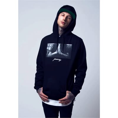 Mister Tee - Pray Hoodie/trui - M - Zwart