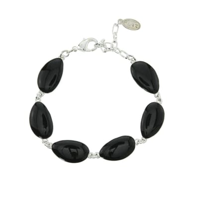 Behave - Armband epoxy zwart - tijdloze basic - feest of werkdag