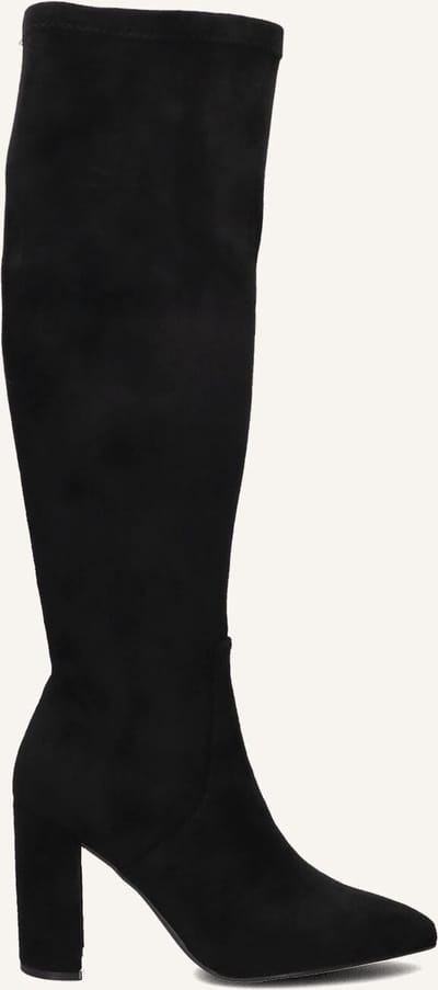 Omoda 0492-10 Laarzen - Suèdelook - Dames - Zwart - Maat 40