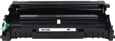 Brother DR-2100 - Drum Unit Zwart - 12000 pagina's - Huismerk Compatible - Geschikt voor Brother DCP-7030 Brother DCP-7040 Brother DCP-7045N Brother HL-2140 Brother HL-2150 Brother HL-2150N Brother HL-2170 Brother HL-2170W Brother MFC-7320