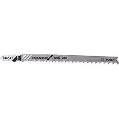 Decoupeerzaagblad T345XF Pro gressor voor hout en Meta l L.132mm tand.2,4-5mm 3