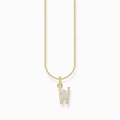 Thomas Sabo - KE2262-414-14-L45V - Halsketting - Dames - 925er Zilver - 18K geel verguld - 38-45cm