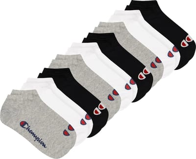 SOKKEN 9 paar Champion sneakersokken, maat. 35 - 46 Unisex sneaker korte sokken