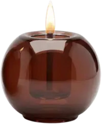 Tenderflame Globus Candle 10 Amber