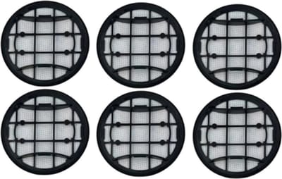 6 stuks - Filterpatronen en filterzeven - spons - Wasbare schuimfilter & inlaatfilter voor Philips-VC 7000 8000-serie XC7053 XC7055 XC7057 XC8055