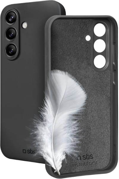 sbs mobile Cover Samsung Galaxy S25 FE Zwart Stootbestendig