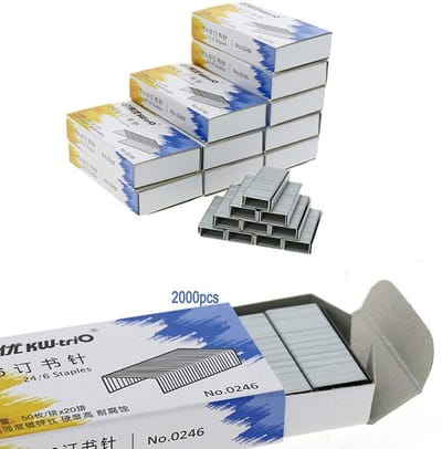 Allecto - Strong Staples - Hoogwaardige metalen nietjes - Voor zware nietmachines - 26/8 formaat - Betrouwbaar en duurzaam - Ideaal voor papier en ...