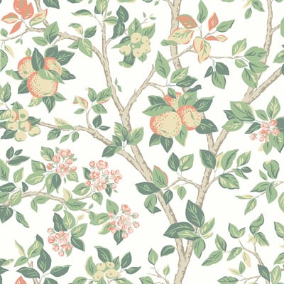 Boråstapeter Vliesbehang 7650 - Falsterbo III - Botanisch Wit - 53cm x 10.05m
