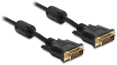 DVI-D Dual Link monitor kabel - verguld / zwart - 3 meter